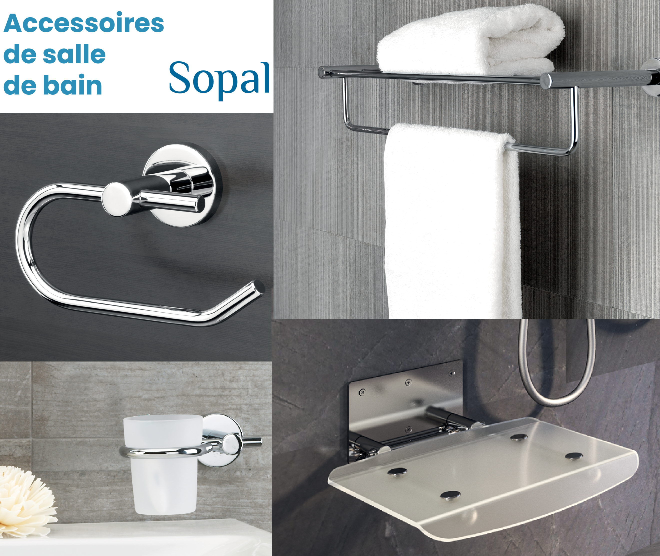 Accessoires de salle de bain Sopal - La Sélection CBK